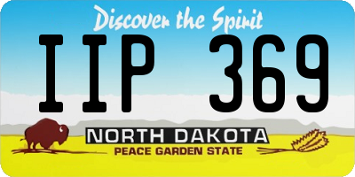 ND license plate IIP369