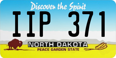 ND license plate IIP371