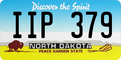 ND license plate IIP379