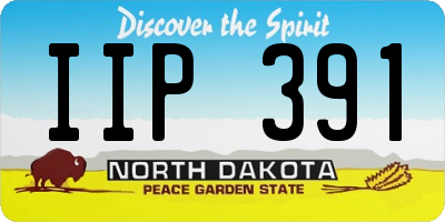 ND license plate IIP391