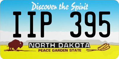 ND license plate IIP395
