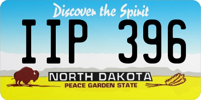 ND license plate IIP396