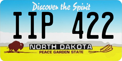 ND license plate IIP422