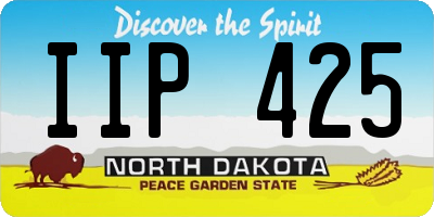 ND license plate IIP425