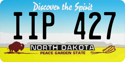 ND license plate IIP427