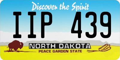 ND license plate IIP439