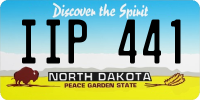 ND license plate IIP441