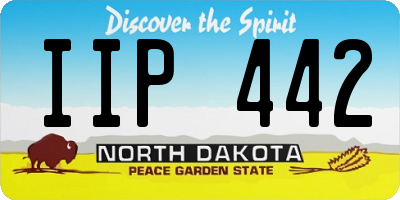 ND license plate IIP442
