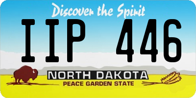 ND license plate IIP446