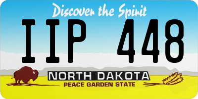 ND license plate IIP448