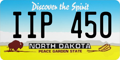 ND license plate IIP450