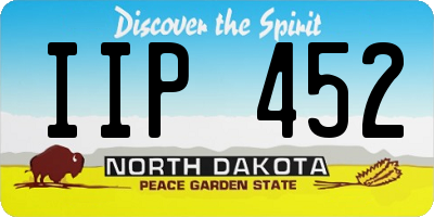 ND license plate IIP452