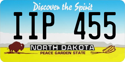 ND license plate IIP455