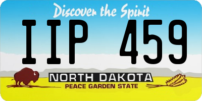 ND license plate IIP459