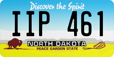 ND license plate IIP461