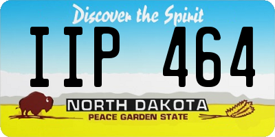 ND license plate IIP464