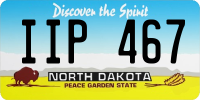 ND license plate IIP467