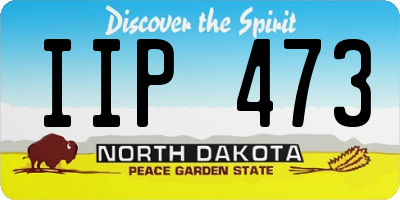ND license plate IIP473