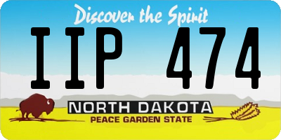 ND license plate IIP474