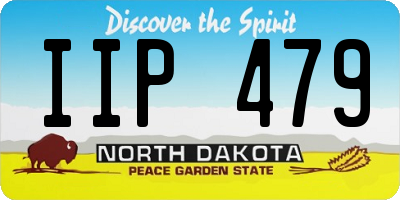 ND license plate IIP479