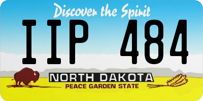 ND license plate IIP484