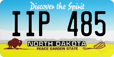 ND license plate IIP485