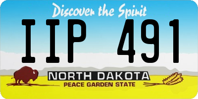 ND license plate IIP491