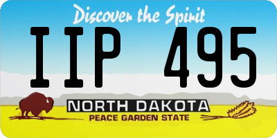 ND license plate IIP495