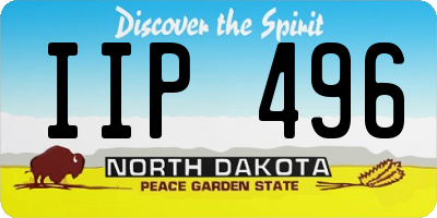 ND license plate IIP496