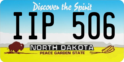 ND license plate IIP506