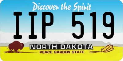 ND license plate IIP519