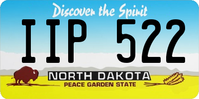 ND license plate IIP522