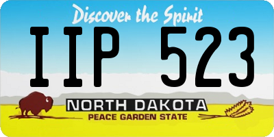 ND license plate IIP523