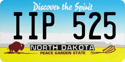 ND license plate IIP525