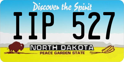 ND license plate IIP527