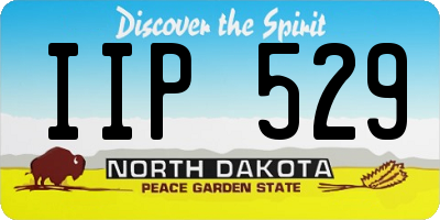 ND license plate IIP529
