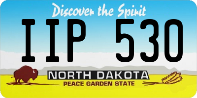 ND license plate IIP530