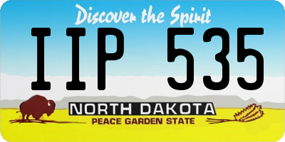 ND license plate IIP535