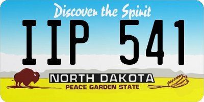 ND license plate IIP541