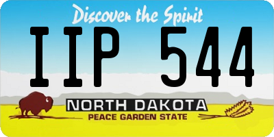 ND license plate IIP544
