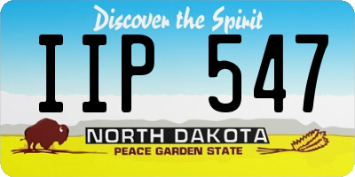 ND license plate IIP547