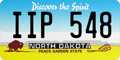 ND license plate IIP548