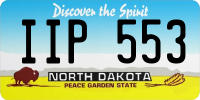ND license plate IIP553