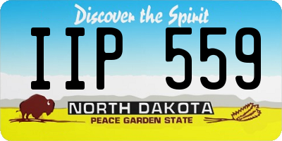 ND license plate IIP559