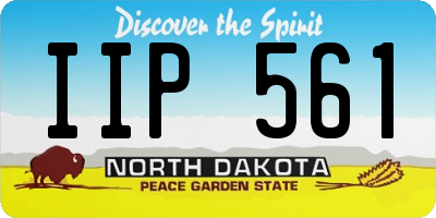 ND license plate IIP561
