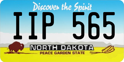ND license plate IIP565