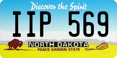 ND license plate IIP569