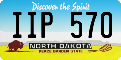 ND license plate IIP570
