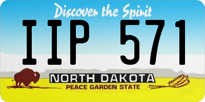 ND license plate IIP571
