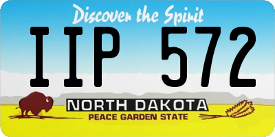 ND license plate IIP572